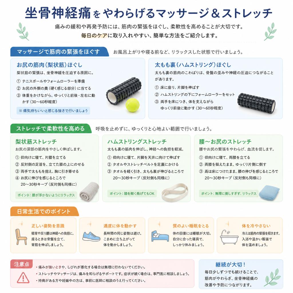 マッサージとストレッチの効果