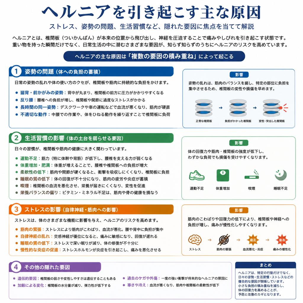 腰部ヘルニアの原因