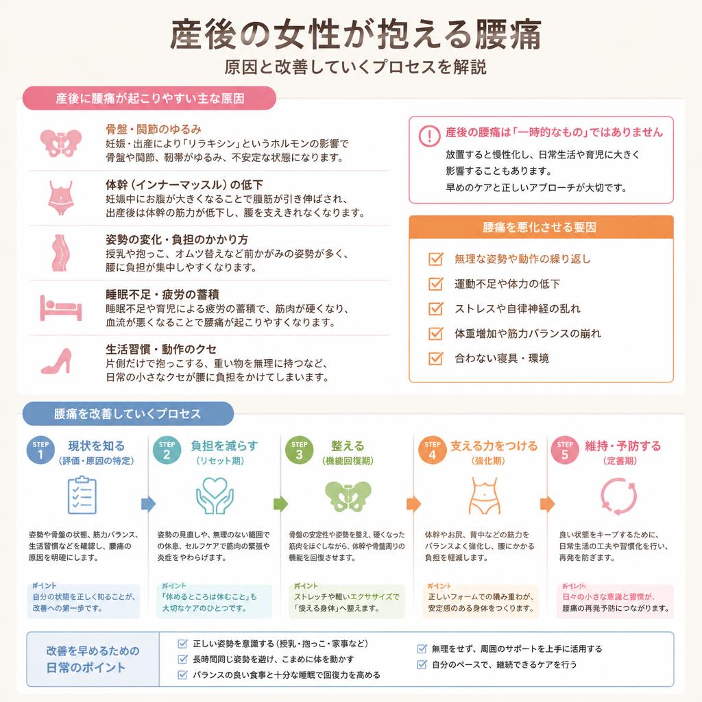 腰痛改善へのアプローチ