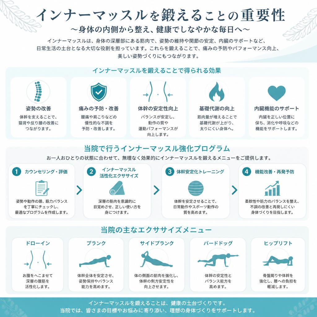 インナーマッスルの強化