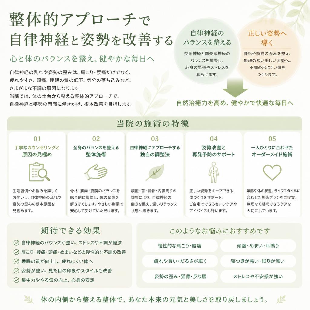 4. 整体による姿勢改善