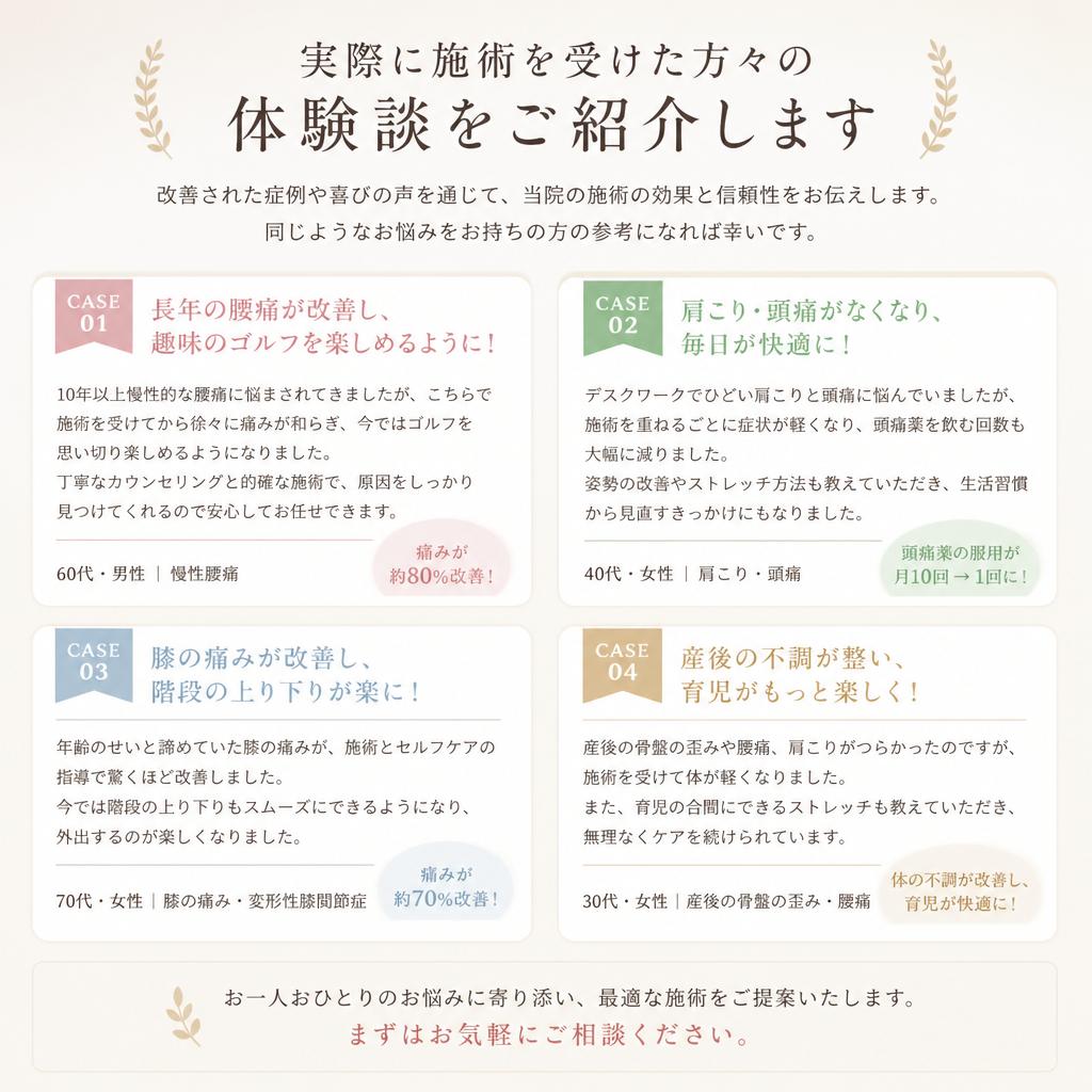 利用者様の声