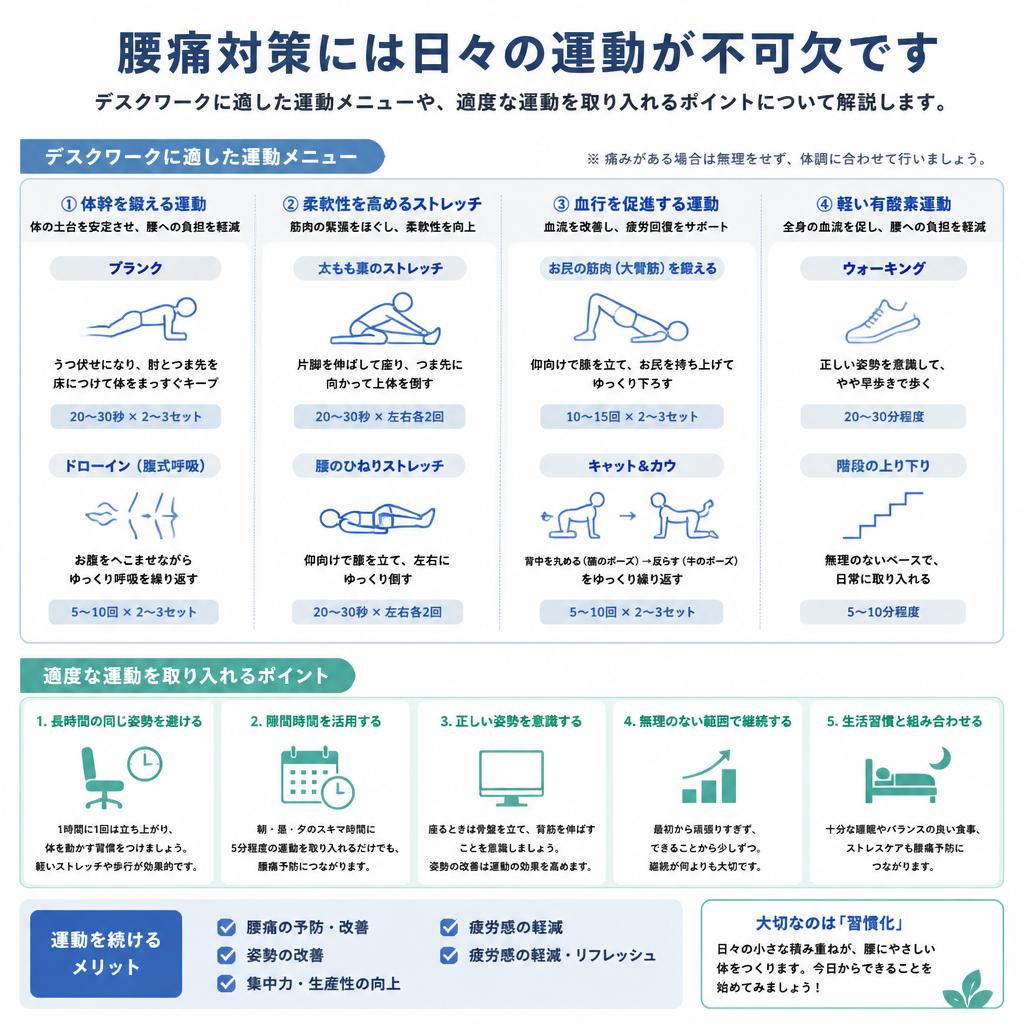 運動不足解消に向けて