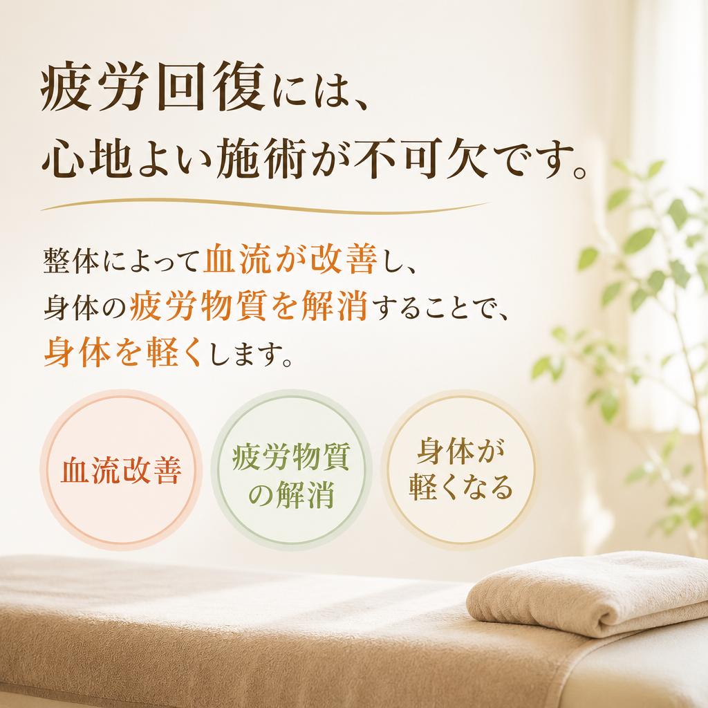 疲労回復のメカニズム