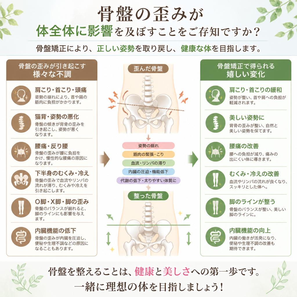 骨盤矯正の重要性 - 美しい姿勢への第一歩