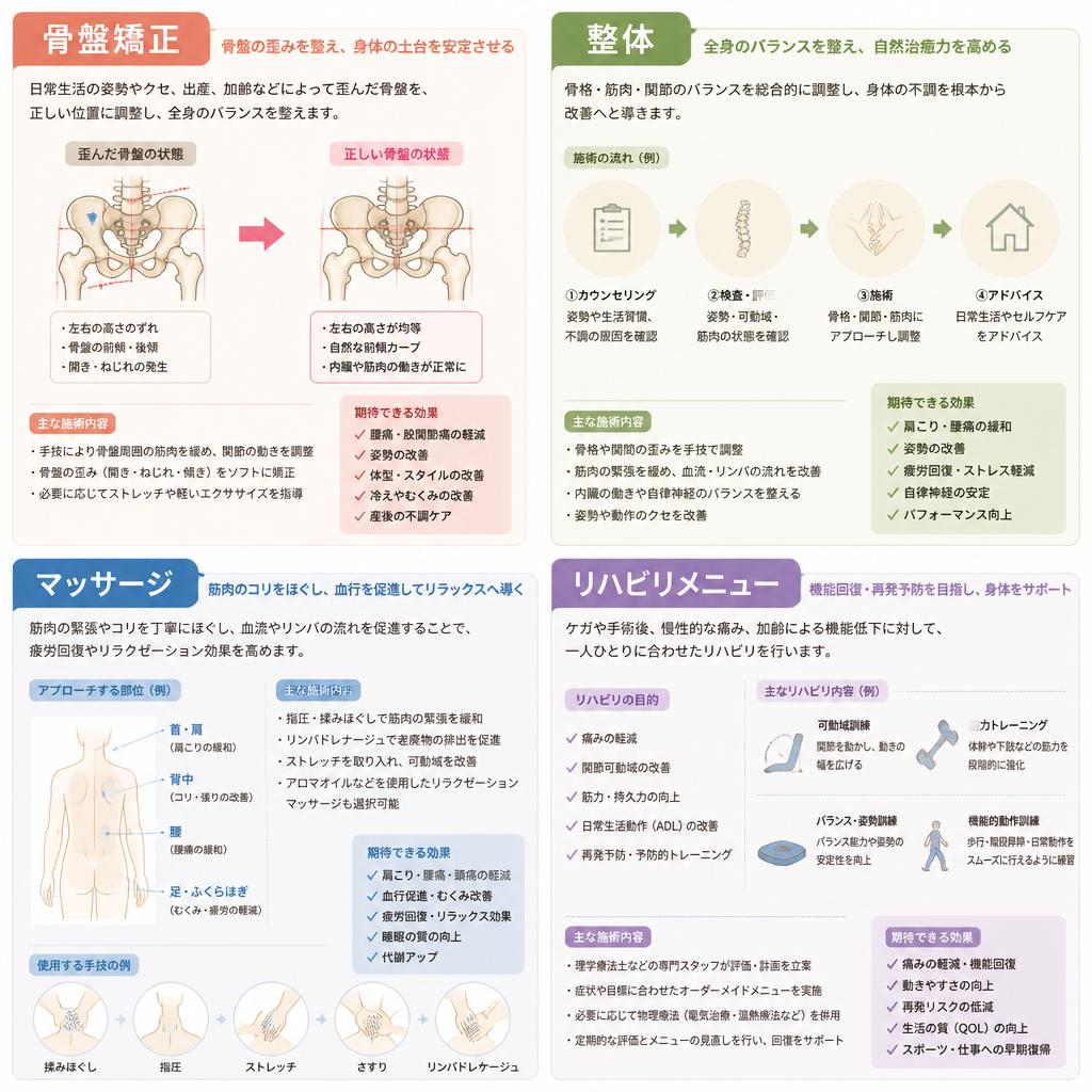 実際の施術内容