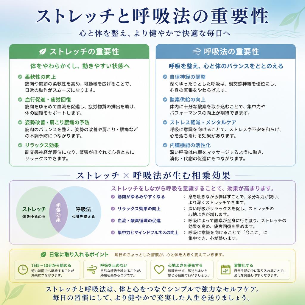 4. 呼吸法とストレッチの関係