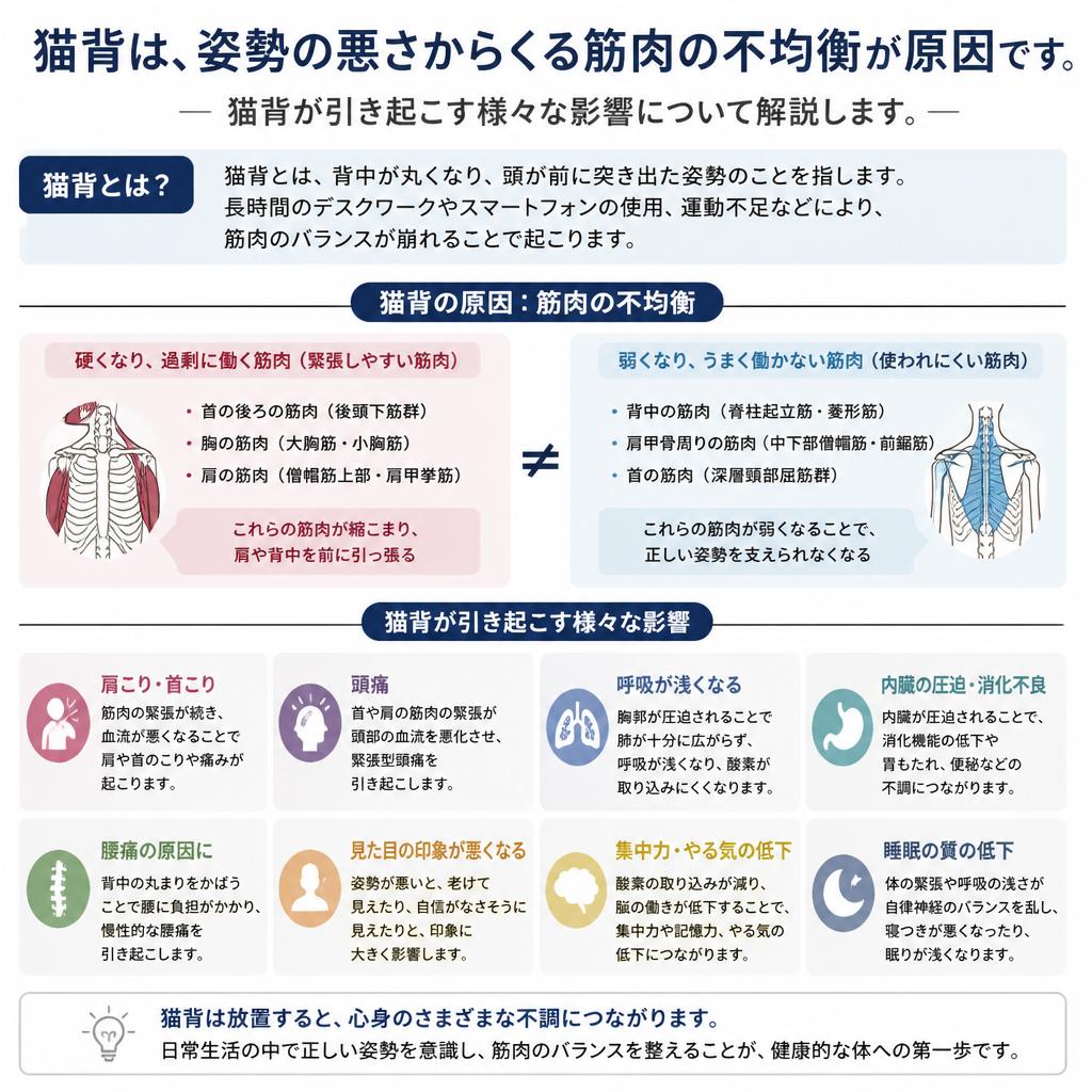 猫背の原因とは？