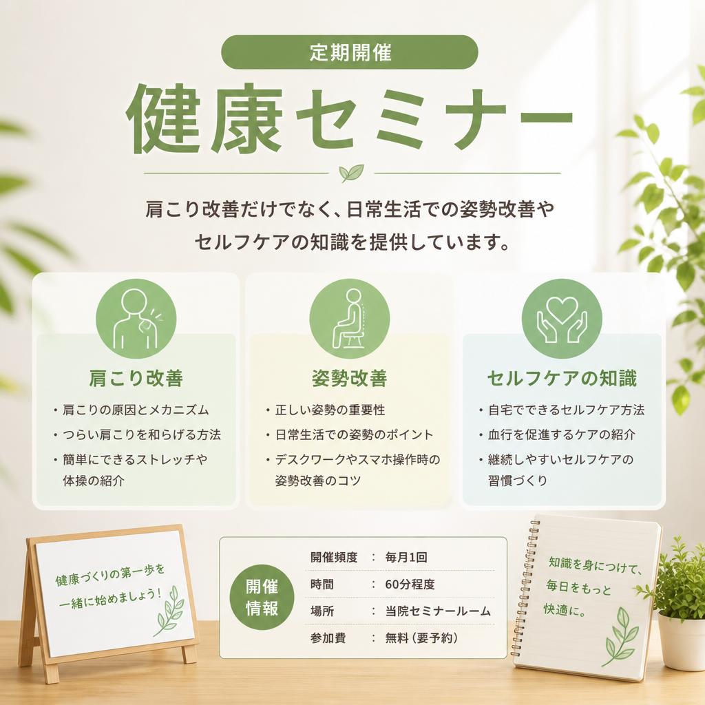 5. 健康の維持・向上を目指すセミナー