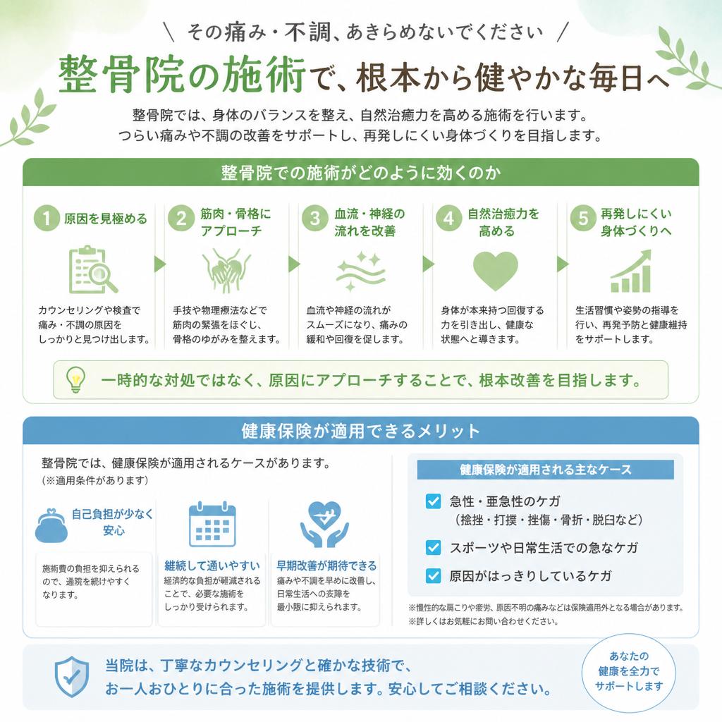 2. 整骨院と整体院の違い