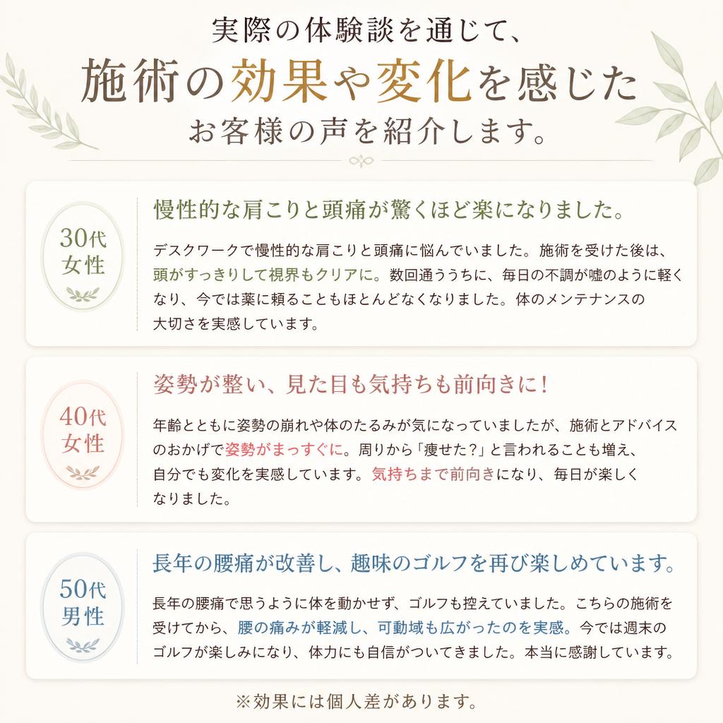 お客様の声・成功事例