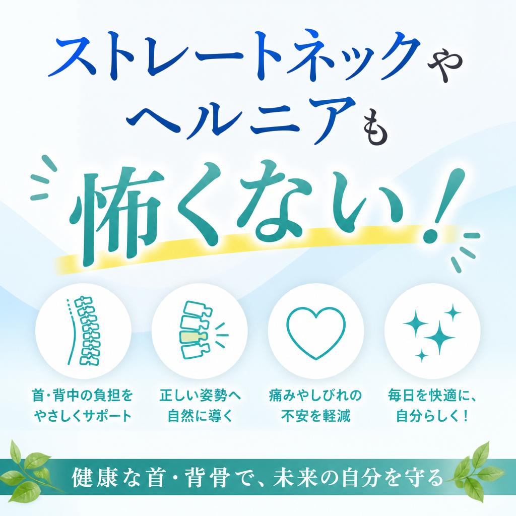 ストレートネックやヘルニアも怖くない！
