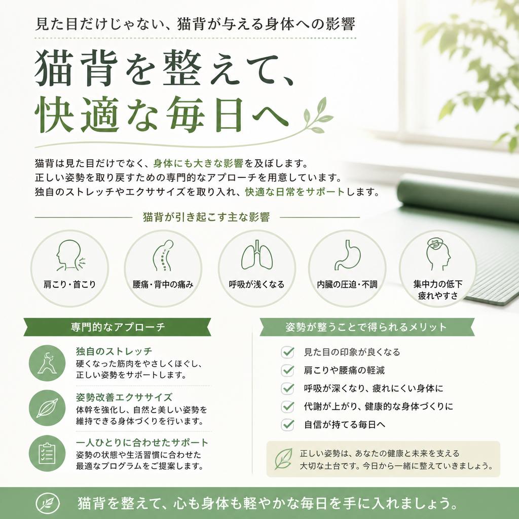 猫背改善プログラム