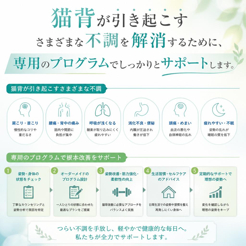 猫背矯正の重要性