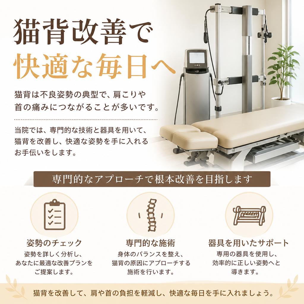 猫背矯正の重要性