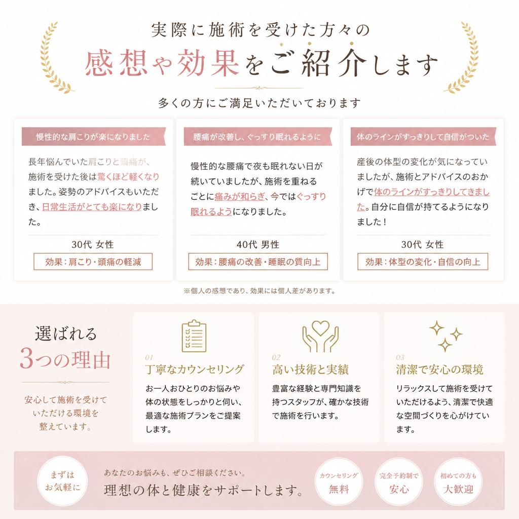 利用者の声