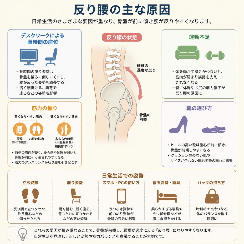 反り腰の原因