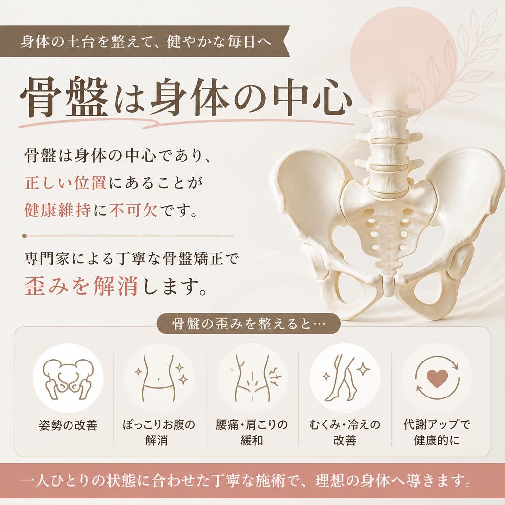 骨盤矯正の重要性