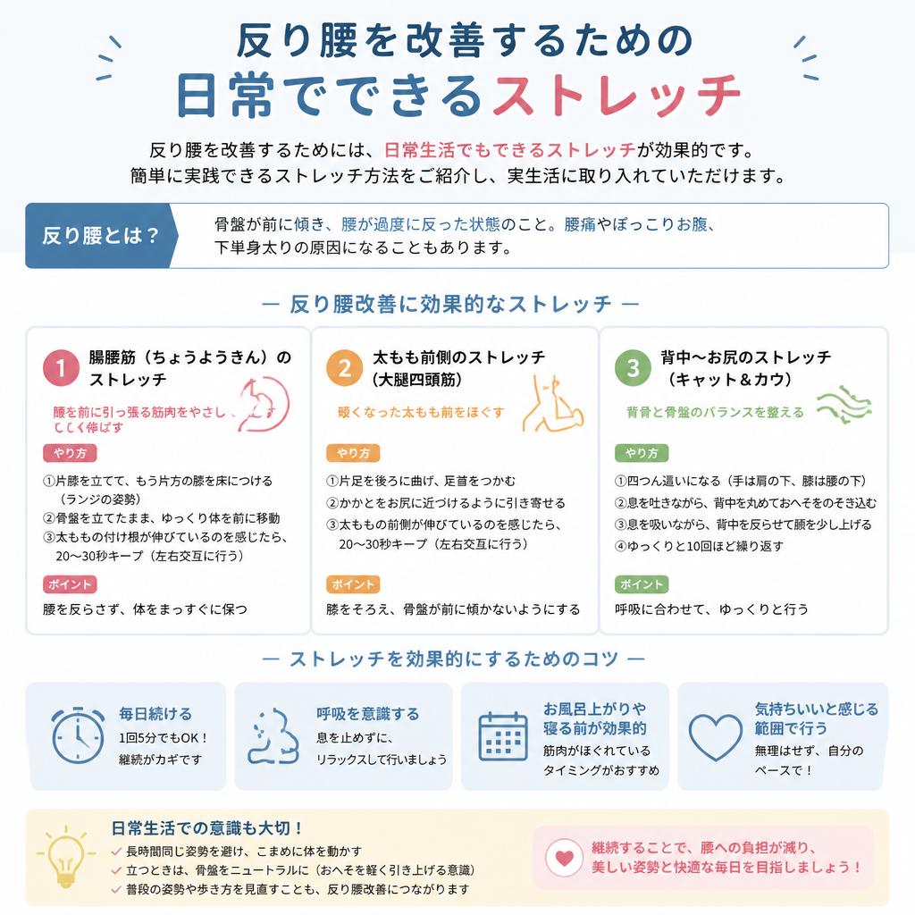 自宅でできるストレッチ