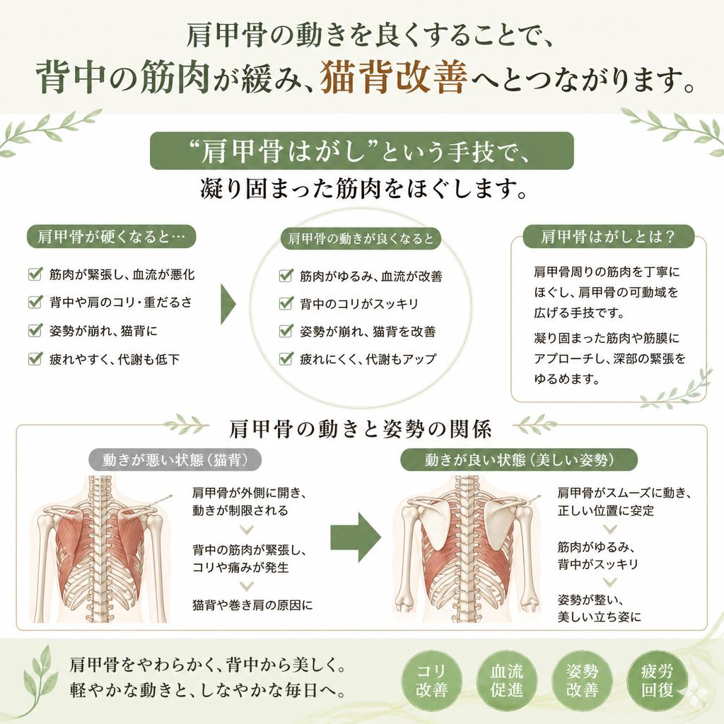 肩甲骨はがしに注目