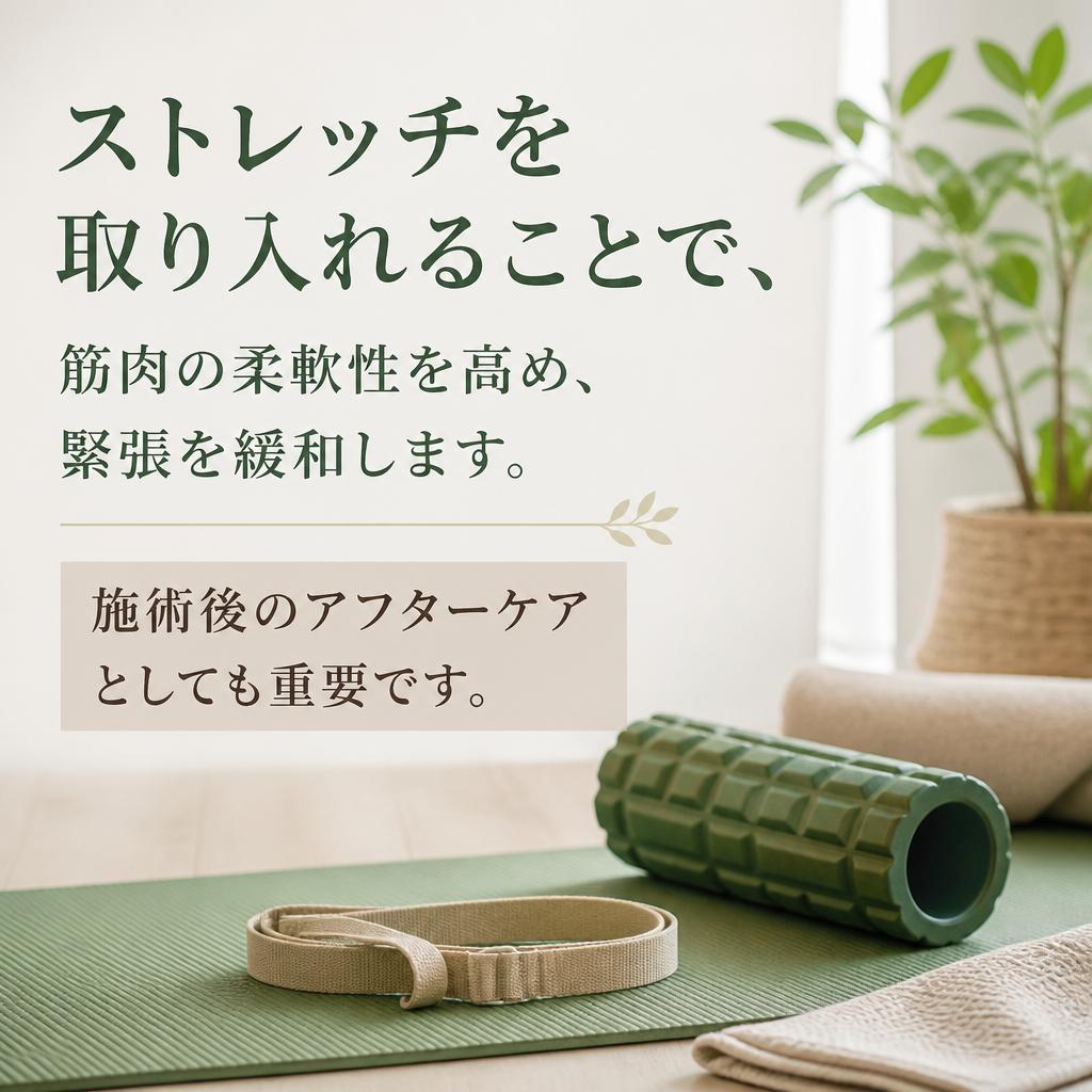 5. ストレッチで柔軟性アップ