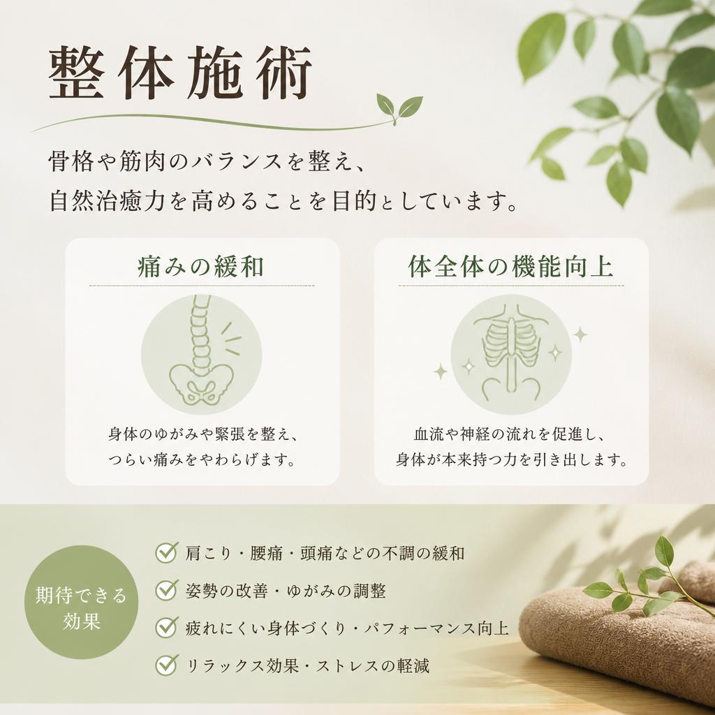 整体の効果とは？