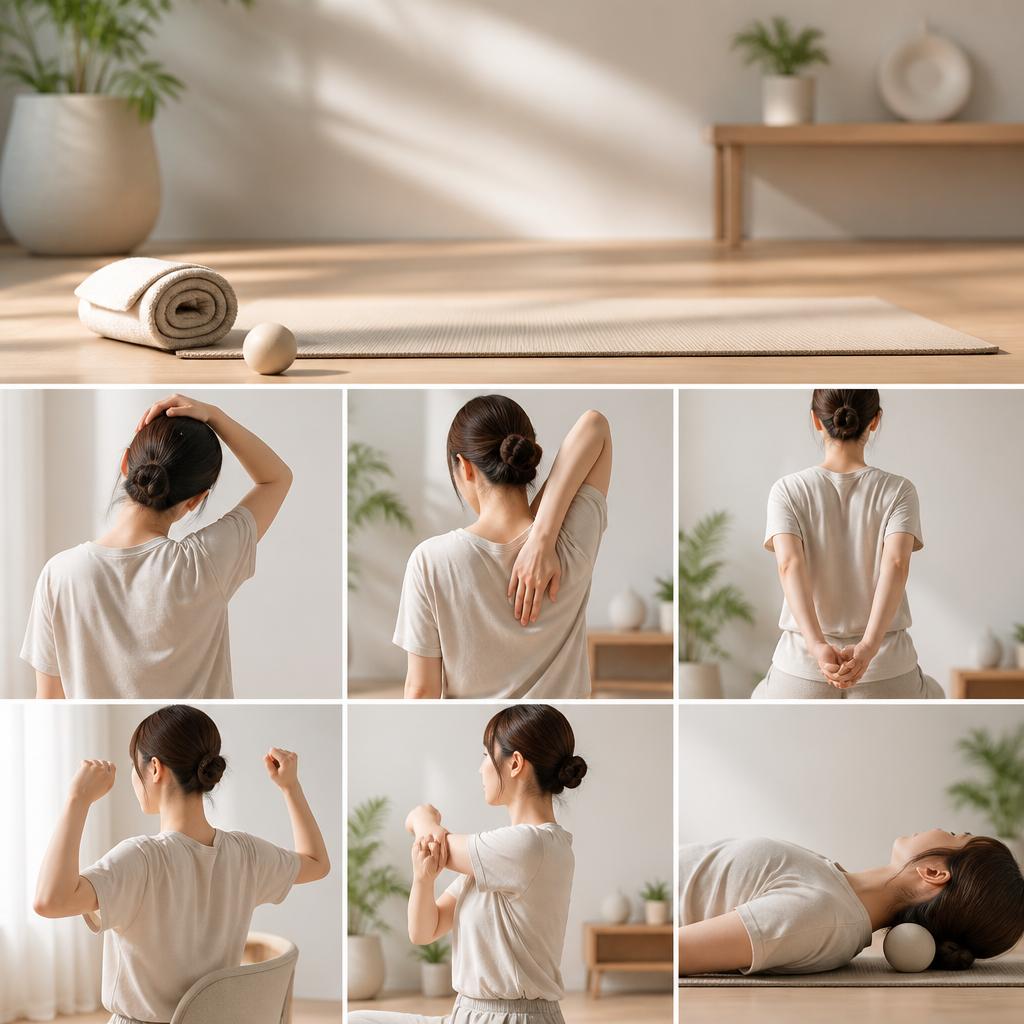 セルフストレッチで肩こりを解消